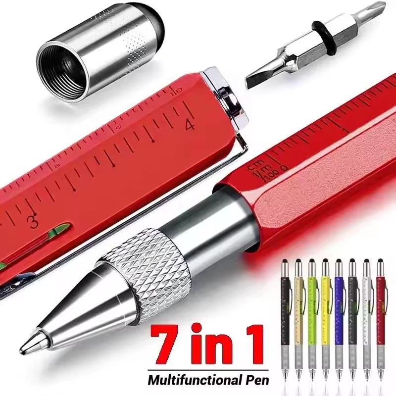Writing Tools - Penna Multifunzione 7 in 1, Stilo