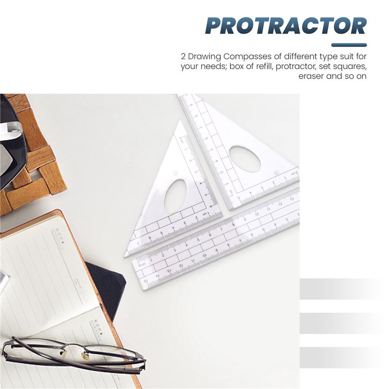 Set di compassi geometrici di  - Math Geometry Set With Compass recensione e prezzo