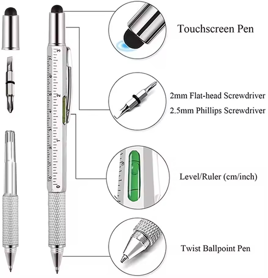 Penna Multifunzione 7 in 1, St - Writing Tools recensione e prezzo